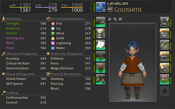 Level 50 Goldsmith